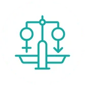 PCOS nutrition icon illustrating strategies for hormonal balance
